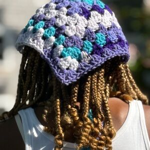 Colorful Crochet bandana